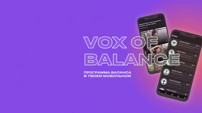 Программа баланса VOXYS